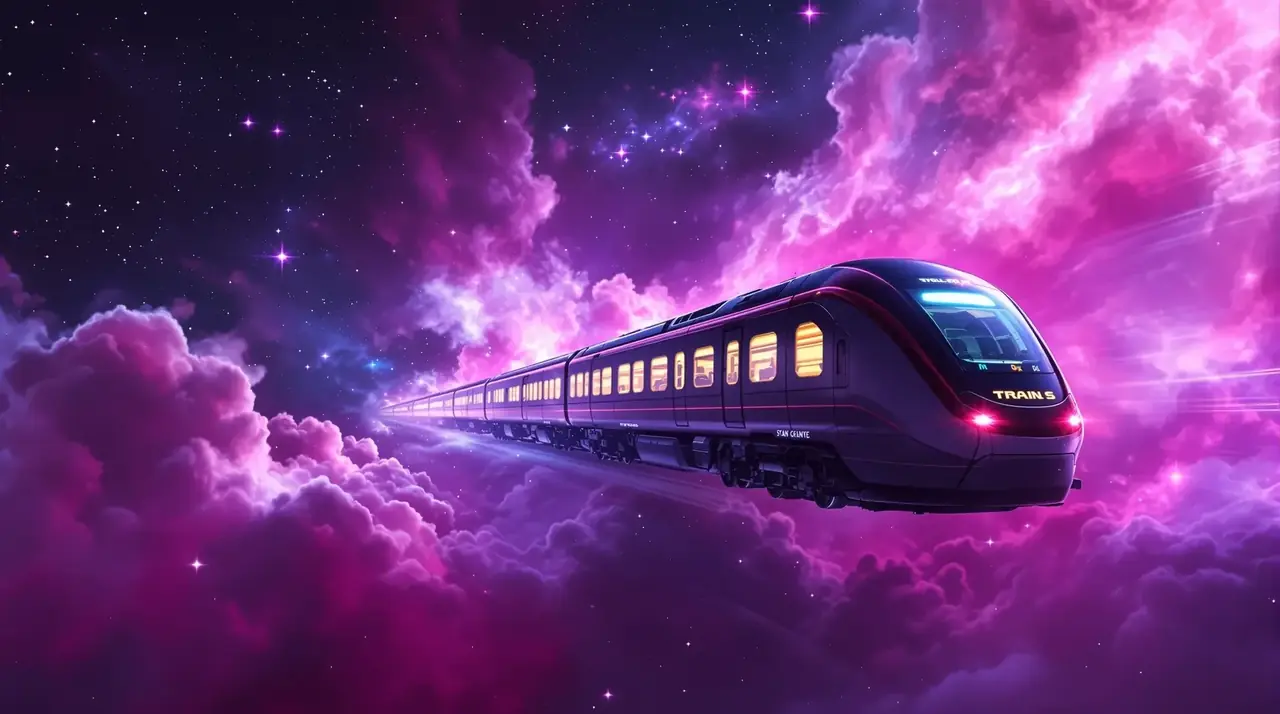 星尘列车轮播海报，科幻 · 2025 · 评分 8.8